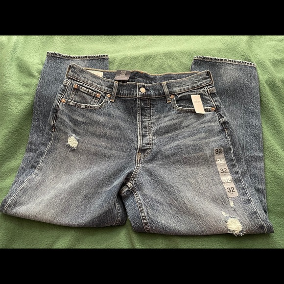 Gap Cheeky Straight High Rise Denim Jeans - Picture 3 of 15